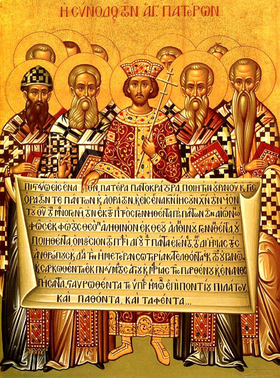 Icon of Council of Nicaea Icon of Council of Nicaea